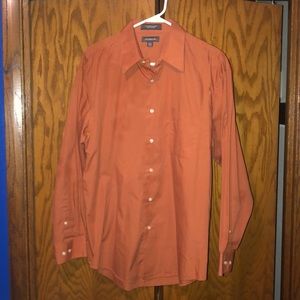 🤗Men’s Large Burnt Orange Dress Shirt